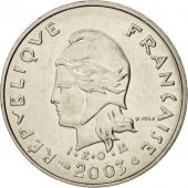 French Polynesia, 10 Francs, 2003, Paris, MS(64), Nickel, KM:8, Lecompte:84h