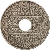 Morocco, Yusuf, 25 Centimes, 1921, bi-Bariz, Paris, AU(50-53), KM:34.1