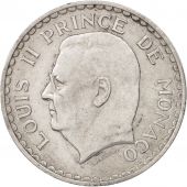 Monaco, Louis II, 5 Francs, 1945, EF(40-45), Aluminum, KM:122, Gadoury:MC135