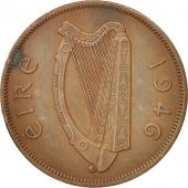 IRELAND REPUBLIC, Penny, 1946, TTB+, Bronze, KM:11