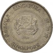 Singapour, 10 Cents, 1989, British Royal Mint, SUP, Copper-nickel, KM:51