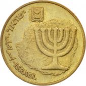 Israel, 10 Agorot, 1988, AU(55-58), Aluminum-Bronze, KM:158