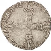 France, Louis XIII, 1/8 Ecu, 1618, Nantes, TTB, Argent, Gadoury:23