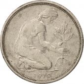 GERMANY - FEDERAL REPUBLIC, 50 Pfennig, 1970, Munich, EF(40-45), KM:109.1