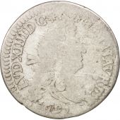 France, Louis XIV, 4 Sols aux 2 L, 1692, Paris, F(12-15), KM:281.1