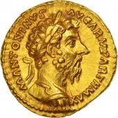 Marcus Aurelius, Aureus, Rome, MS(64), Gold, RIC:190