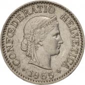 Switzerland, 10 Rappen, 1955, Bern, AU(55-58), Copper-nickel, KM:27