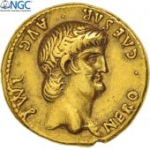 Nero, Aureus, Rome, TTB+, Or, RIC:42