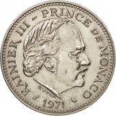 Monaco, Rainier III, 5 Francs, 1971, SPL+, Copper-nickel, KM:150, Gadoury:MC153
