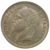Second Empire, 50 Centimes Napoleon III Laureate Head