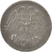 Serbie, Occupation, 10 Dinara, 1943, TTB, Zinc, KM:33