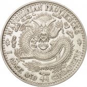 China, MANCHURIAN PROVINCES, Hs, 20 Cents, 1911, MS(60-62), Silver, KM:213a