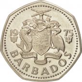Barbados, Dollar, 1975, Franklin Mint, MS(65-70), Copper-nickel, KM:14.1