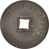 Tonkin, 1/600 Piastre, 1905, AU(50-53), Zinc, KM:1, Lecompte:3