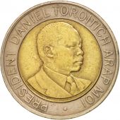 Kenya, 20 Shillings, 1998, British Royal Mint, AU(50-53), Bi-Metallic, KM:32