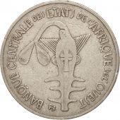 West African States, 100 Francs, 1971, VF(20-25), Nickel, KM:4