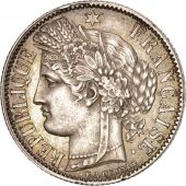 France, Crs, Franc, 1850, Strasbourg, AU(55-58), Silver, KM:759.2