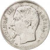 France, Napoleon III, Franc, 1856, Lyon, TTB, Argent, Gadoury:460
