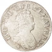 France, Louis XV, cu Vertugadin, 1716, Paris, AU(50-53), Silver, KM:414.1