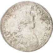 France, Louis XV, cu Vertugadin, 1716, Rouen, EF(40-45), Silver, KM:414.3