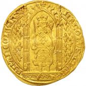 France, Charles V, Franc  pied, AU(50-53), Gold, Duplessy:360