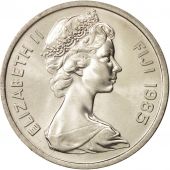 Fiji, Elizabeth II, 20 Cents, 1985, MS(65-70), Copper-nickel, KM:31