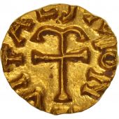 France, Paris, Triens, VITALIS Moneyer, MS(64), Gold, Belfort:3400