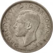 Grande-Bretagne, George VI, 1/2 Crown, 1942, TB+, Argent, KM:856