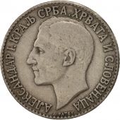 Yugoslavia, Alexander I, 2 Dinara, 1925, Poissy, VF(30-35), Nickel-Bronze, KM:6