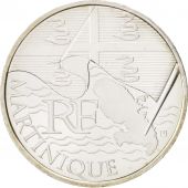 France, 10 Euro Martinique, 2010, FDC, Argent, KM:1662
