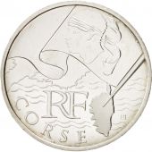 France, 10 Euro Corse, 2010, SPL+, Argent, KM:1658