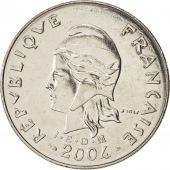 French Polynesia, 20 Francs, 2004, Paris, SPL+, Nickel, KM:9