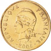French Polynesia, 100 Francs, 2004, Paris, MS(65-70), Nickel-Bronze, KM:14