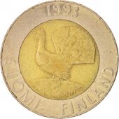 Finland, 10 Markkaa, 1993, EF(40-45), Bi-Metallic, KM:77