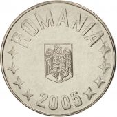Roumanie, 10 Bani, 2005, Bucharest, SUP+, Nickel plated steel, KM:191
