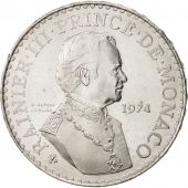 Monaco, Rainier III, 50 Francs, 1974, SPL, Argent, KM:152.1