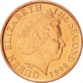 Jersey, Elizabeth II, Penny, 1998, SPL+, Copper Plated Steel, KM:103