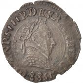 France, Henri III, Double Tournois, 1588, Lyon, SUP, Cuivre, CGKL:66