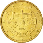 Slovaquie, 10 Euro Cent, 2009, SPL+, Brass, KM:98