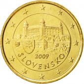 Slovaquie, 50 Euro Cent, 2009, SPL+, Brass, KM:100