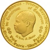 Cameroun, 10000 Francs, 1970, FDC, Or, KM:21