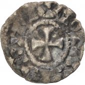 France, Carolingians, Lothaire, Obol, Meaux, VF(30-35), Silver, Depeyrot:601