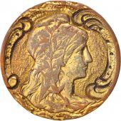 France, Dupuis, 10 Centimes, 1898, Paris, Regrav et dor, TTB, Bronze, KM:843