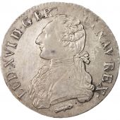 France, Louis XVI, cu aux branches dolivier, 1783, Perpignan, TTB+, Faut
