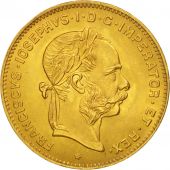 Austria, Franz Joseph I, 4 Florin 10 Francs, 1892, MS(63), Gold, KM:2260