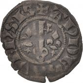 Comt dAnjou, Charles de Valois, Obol, EF(40-45), Silver, Boudeau:166