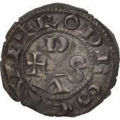 Languedoc, Comt de Rodez, Hugues II & III, Obol, AU(50-53), Silver, Boudeau:768