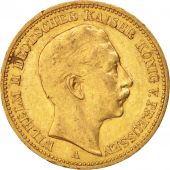 German States, PRUSSIA, Wilhelm II, 20 Mark, 1902, Berlin, EF(40-45), Gold