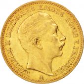 German States, PRUSSIA, Wilhelm II, 20 Mark, 1902, Berlin, EF(40-45), Gold