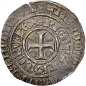 France, Charles VI, Gros aux lis sous une couronne, Tournai, TTB, Duplessy:384